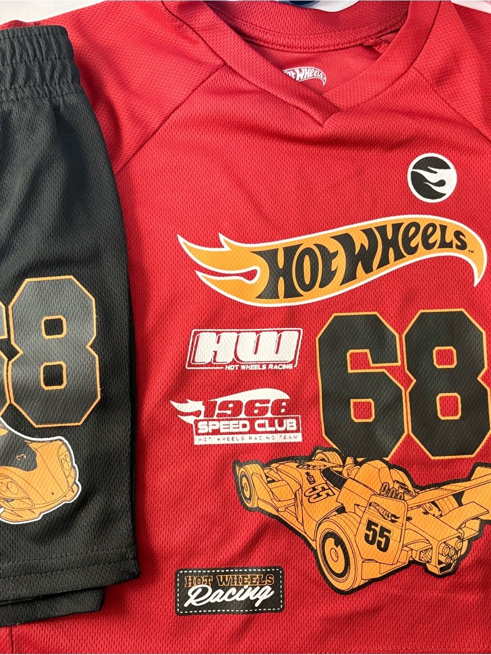 Boys' Red Racing Graphic Shirt
